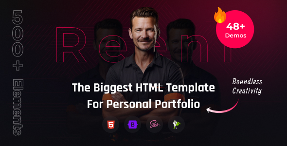Personal Portfolio Resume Template | Reeni