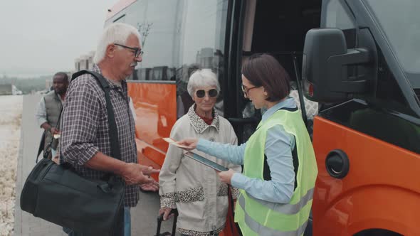 Passengers Entering Bus