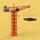 Mini Tower Crane Motor Winch Swivel Lifting Engine Hoist Jib Ton - 3DOcean Item for Sale
