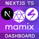 Mamix - NextJS App Router Typescript Tailwind Css Admin Template - ThemeForest Item for Sale