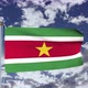 Suriname Flag Waving 4k - VideoHive Item for Sale