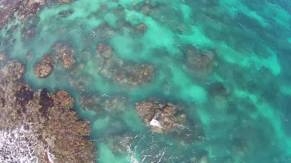 Aerial view of Lady Elliot Island, Great Barrier Reef, Queensland, Australia