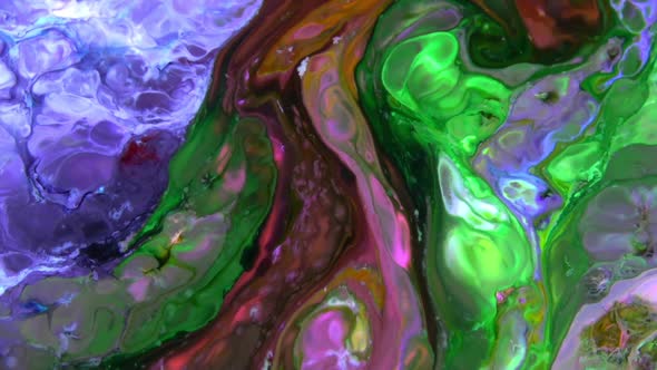 Color Explosion Abstract Art Painting  alt