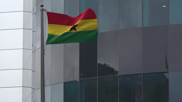 Ghana Flag Background 4K
