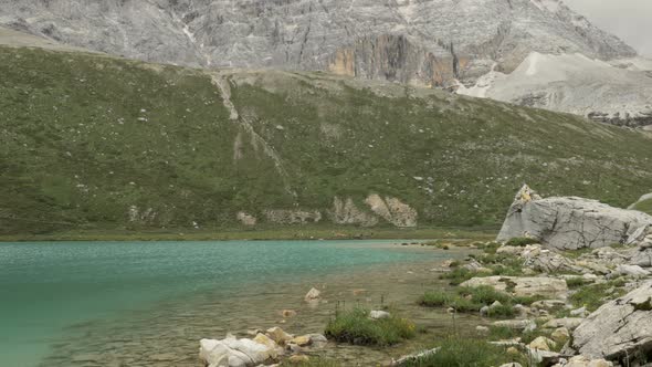 Lake in Yading National Reserve in Daocheng County in the Southwest of Sichuan Province China