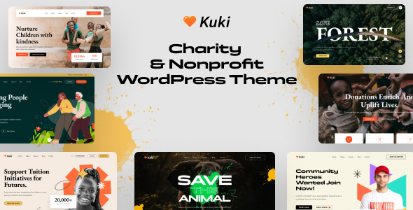 Kuki - Charity & Nonprofit WordPress Theme