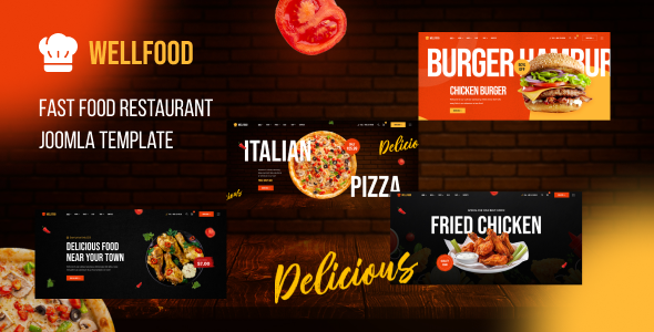 WellFood - Fast Food & Restaurant Joomla Template