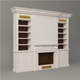 Classic Bookcase 001 - 3DOcean Item for Sale