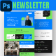 Digital Marketing Services Email Newsletter PSD Template - GraphicRiver Item for Sale
