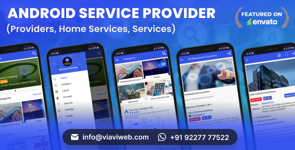 Android Service Provider(Providers,Home Services,Services)