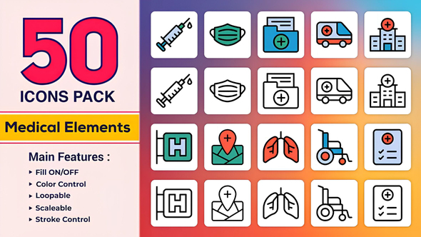 Dual Icons Pack Medical Icons