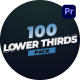 100 Lower Thirds Pack | MOGRT - VideoHive Item for Sale