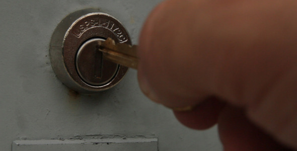 Mailbox Door Opens And Closes