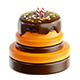 3D Render of a Birthday Cake - 3DOcean Item for Sale