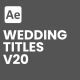 Wedding titles - VideoHive Item for Sale