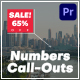 Numbers Call-Outs | Premiere Pro - VideoHive Item for Sale