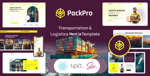 PackPro - Transportation & Logistics Next JS Template