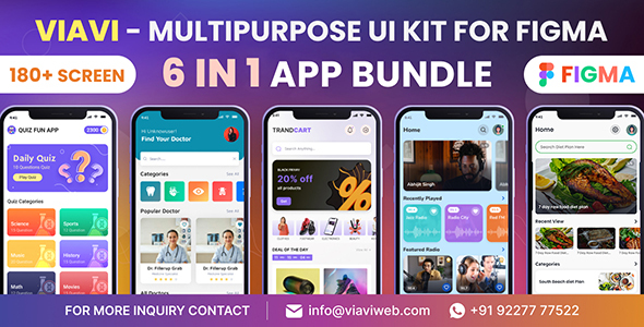 VIAVI - Multipurpose UI Kit for Figma