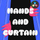 Hands And Curtain Backgrounds And Transitions | DaVinci Resolve - VideoHive Item for Sale