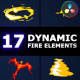 Dynamic Fire Elements | DaVinci Resolve - VideoHive Item for Sale