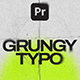 Grungy Typography | MOGRT - VideoHive Item for Sale