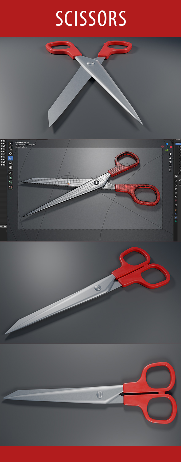 Scissors 3d Model