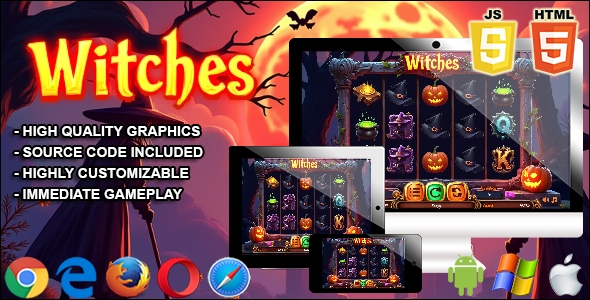 Witches - HTML5 Slot Machine