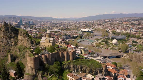 Bird'seye View of Tbilisi