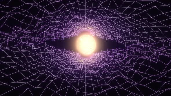 VJ 80s Synthwave Background alt