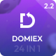 Domiex - Admin & Dashboard Template - ThemeForest Item for Sale