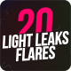 20 Flares Light Leaks - VideoHive Item for Sale