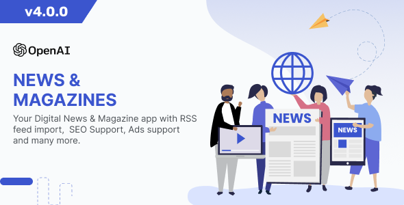 InfyNews : AI Powered Articles & Magazine Script
