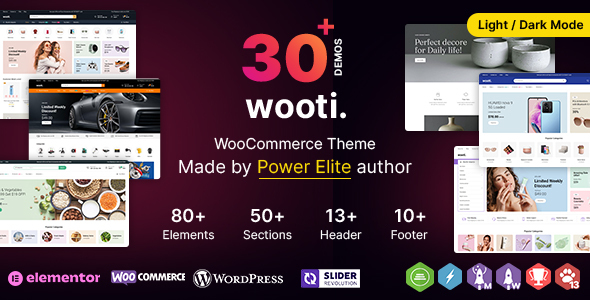 Wooti WP - Ultimate Multipurpose WordPress WooCommerce Theme