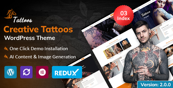 Tattoos WordPress Theme