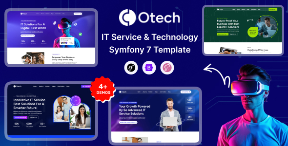 oTech - IT Solutions & Technology Startup Symfony 7 Template