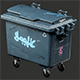 Outdoor Trash Can - 3DOcean Item for Sale