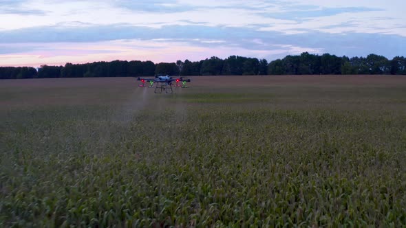 Pesticides In The Field Corn From Agro Copter