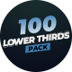 100 Lower Thirds Pack - VideoHive Item for Sale