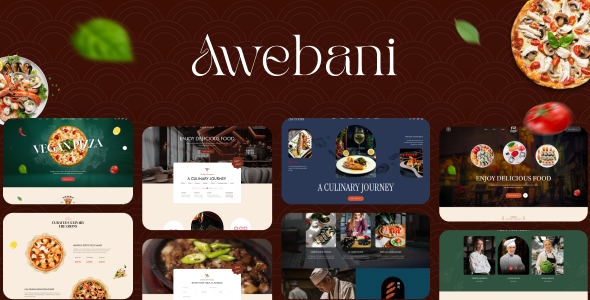 Ap Awebaninew - Restaurant Shopify Theme