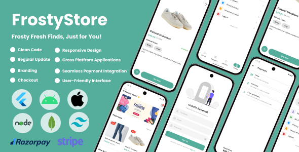 FrostyStore - Flutter eCommerce Mobile Applications