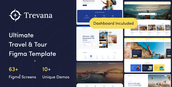 Trevana - Travel & Tour Figma Template