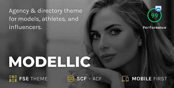 Modellic - Talent Listings WordPress Theme
