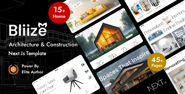 Bliize | Architecture Construction Next Js Template