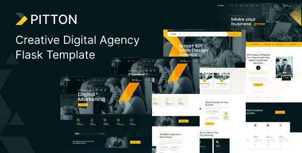 Pitoon - Creative Digital Agency Flask Template
