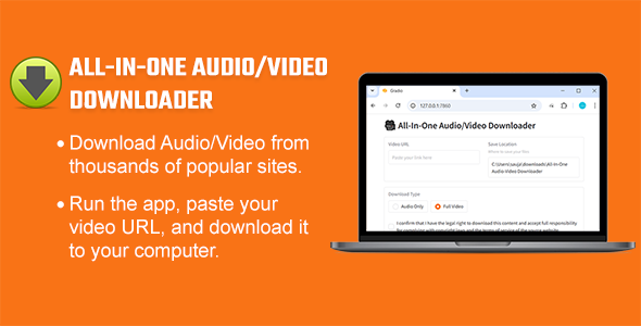 All-In-One Audio/Video Downloader