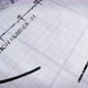 Ink Line Appears on Graph Paper Scientific Transition of the Draft Design Plan - VideoHive Item for Sale
