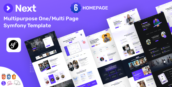 Next - MultiPurpose Symfony Template