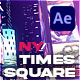 NYC Times Square Street Template - VideoHive Item for Sale