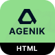 Agenik- Creative & Digital Agency HTML Template - ThemeForest Item for Sale