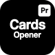 Cards Opener For Premiere Pro - VideoHive Item for Sale